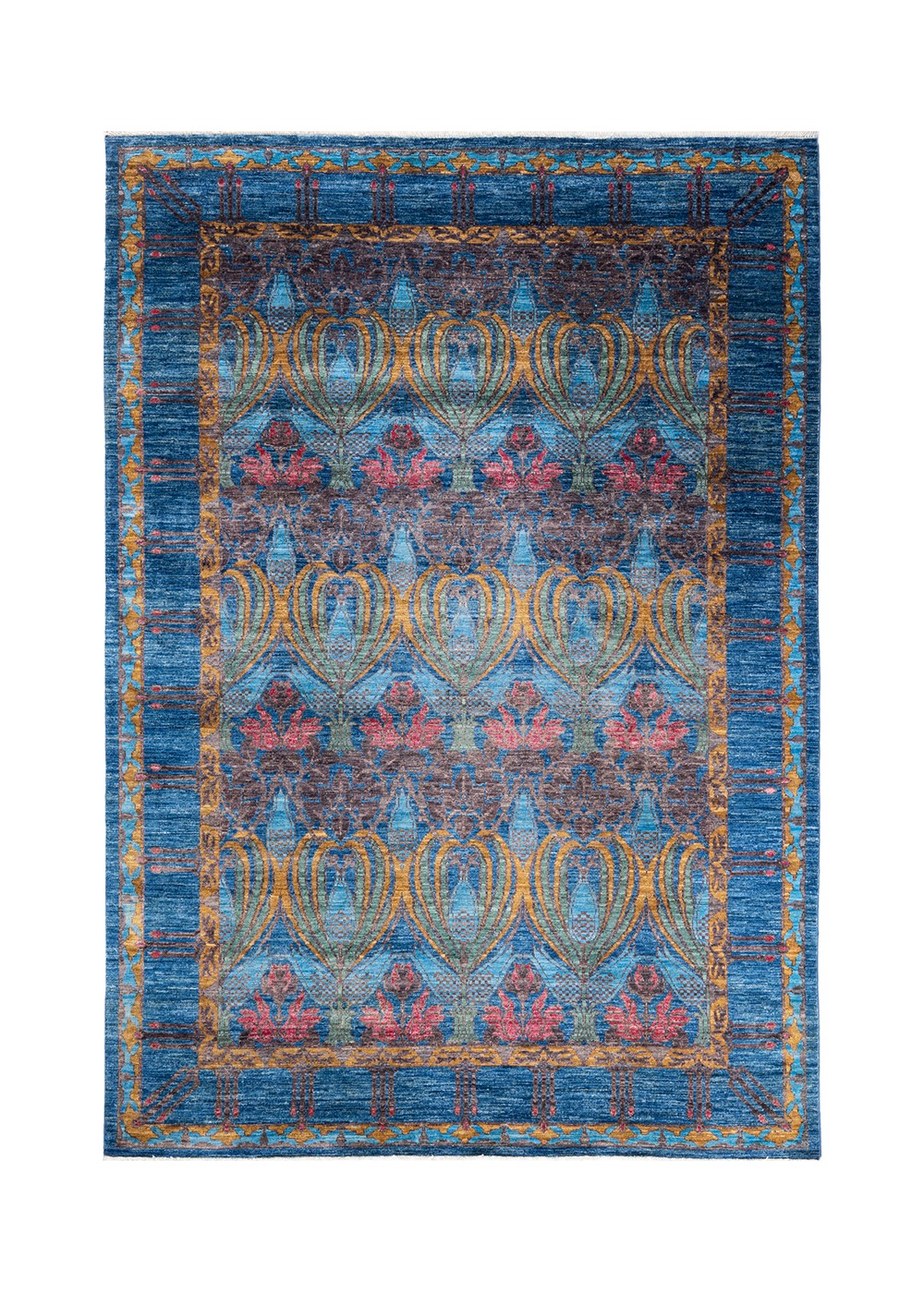 Burne El Dokuma Yün ve İpek Halı 265x187 cm AND234177265X187496