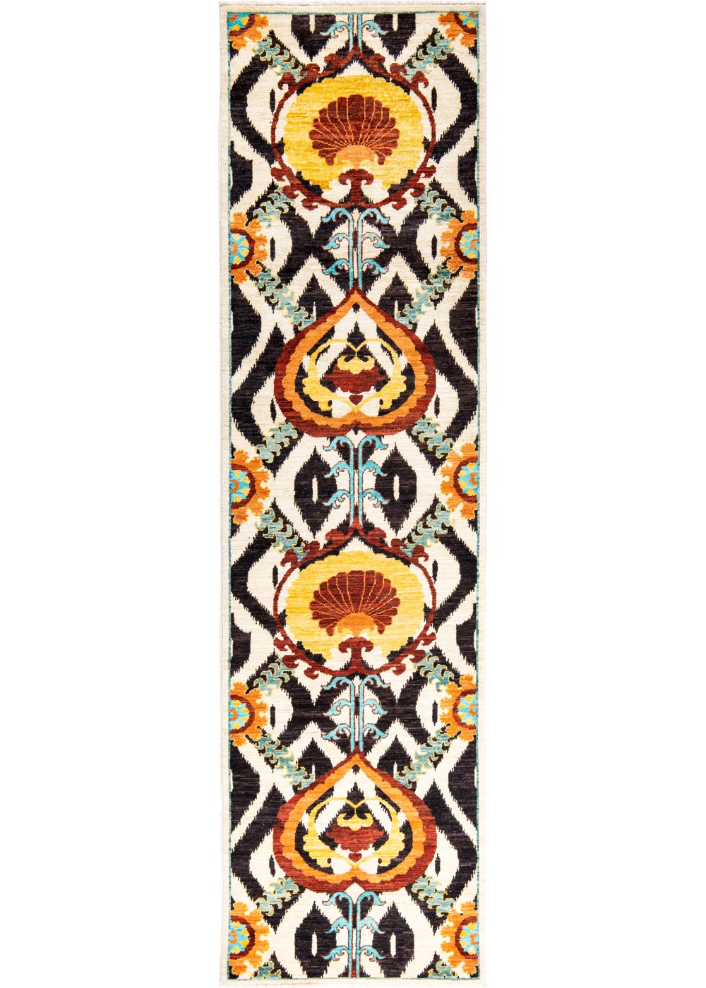 Anor El Dokuma Yün ve İpek Halı 292x080 cm AND236270292X080234