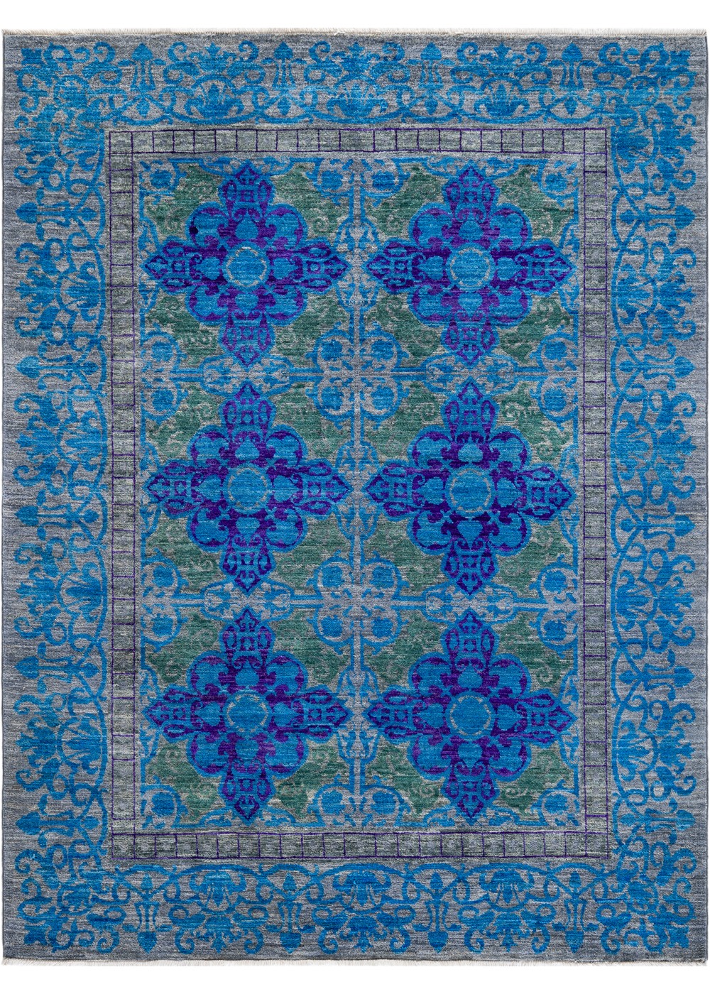 Hawthorn El Dokuma Yün ve İpek Halı 208x158 cm AND236201208X158329