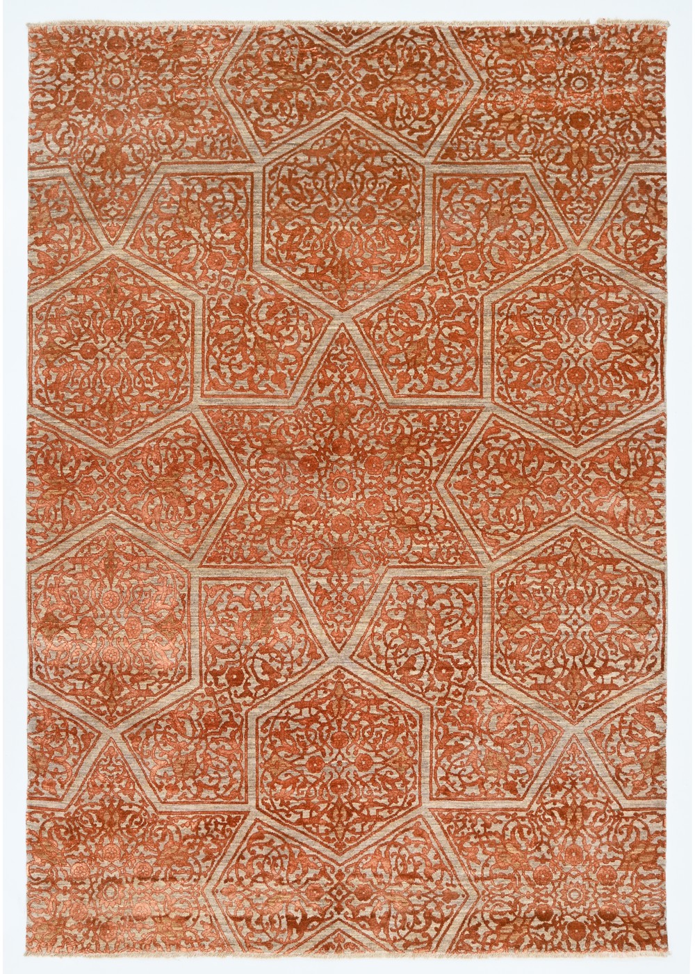 Baroque El Dokuma Yün ve İpek Halı 251x171 cm AND236189251X171429