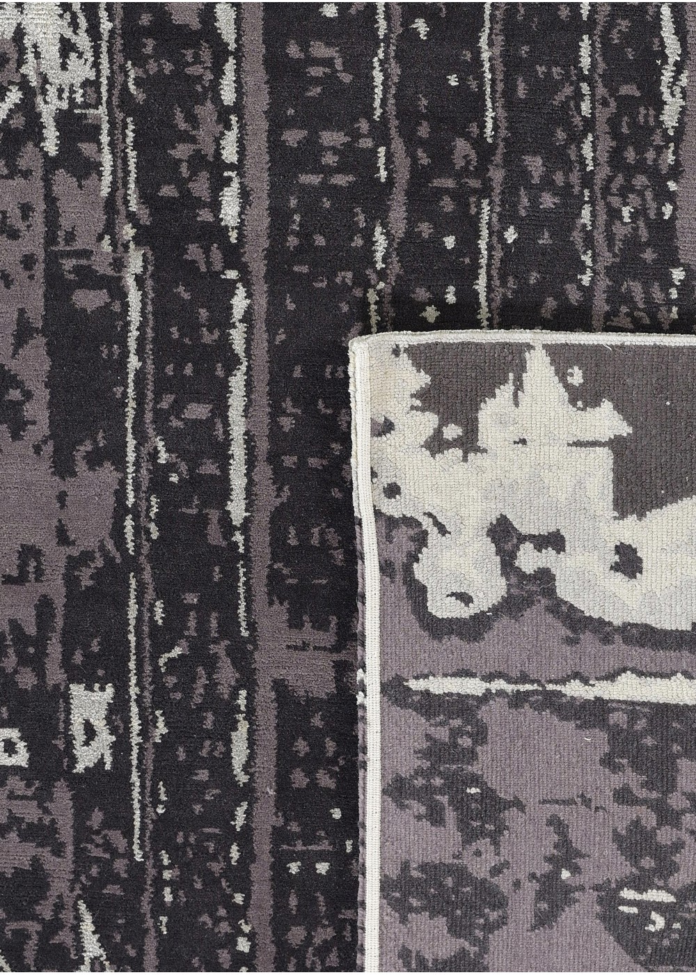 Velorra Grey El Dokuma Yün ve İpek Halı 241x170 cm NPL102108241X17041