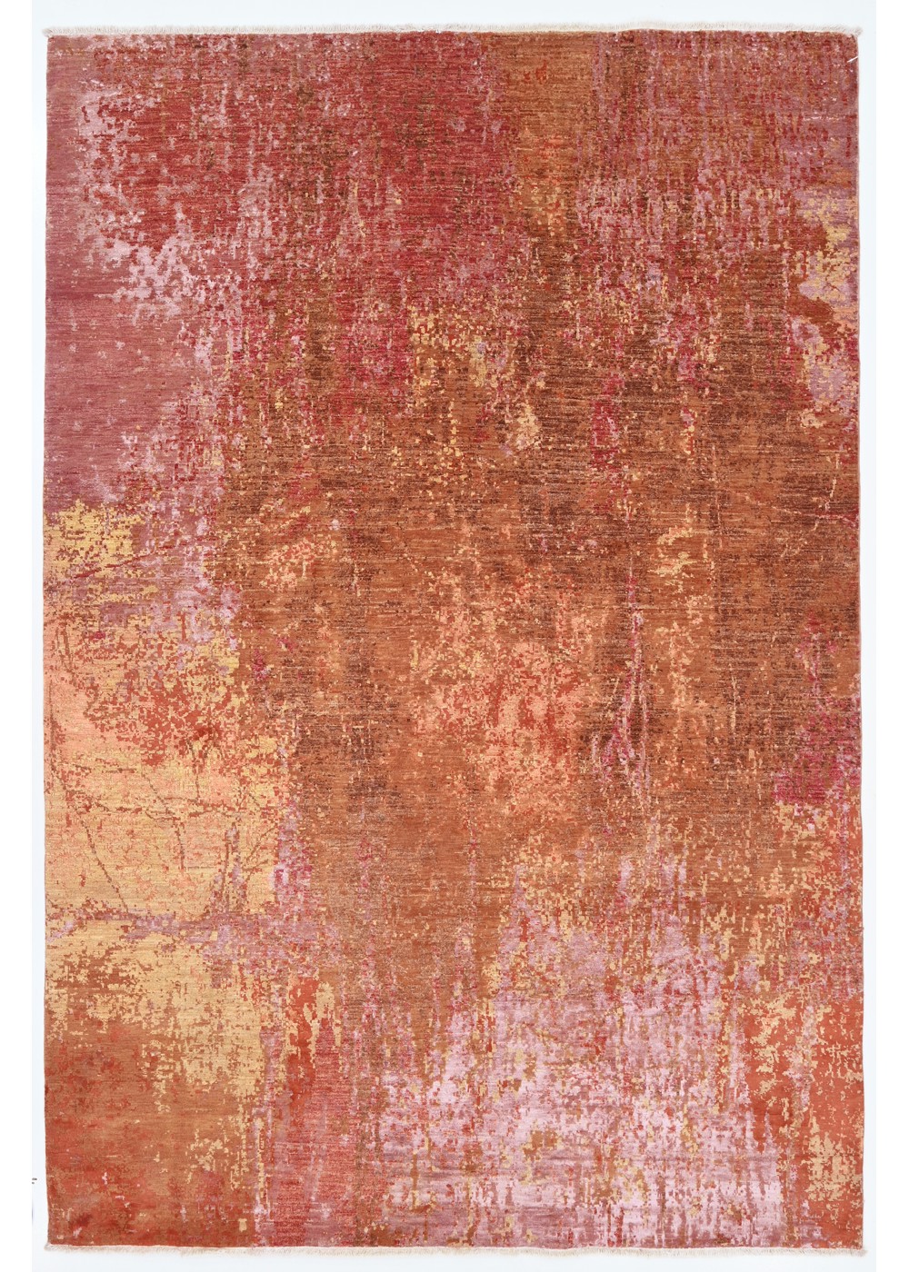 Charcoal Fade El Dokuma Yün ve İpek Halı 248x165 cm AND236191248X165409