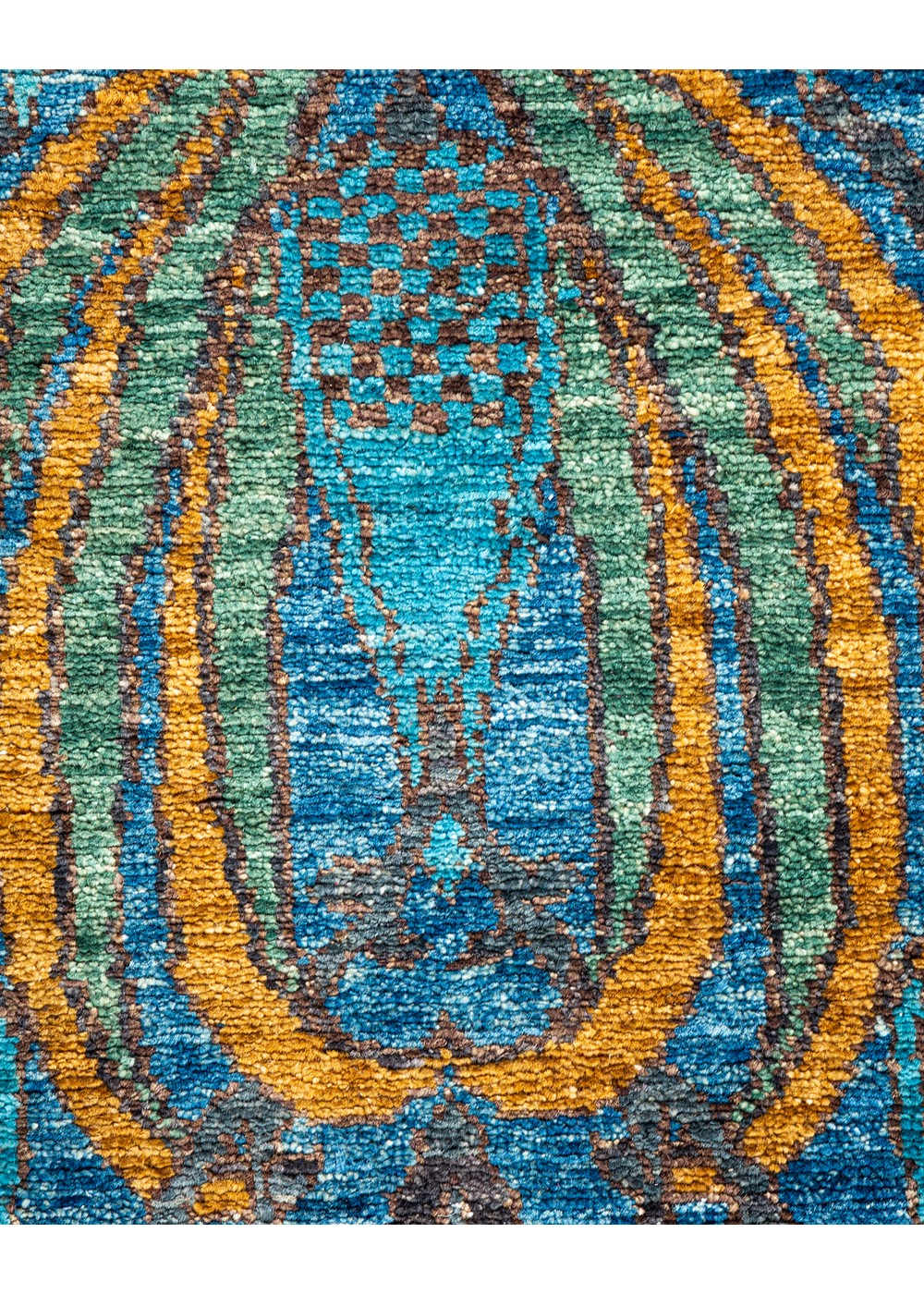 Burne El Dokuma Yün ve İpek Halı 234x149 cm AND234183234X149349