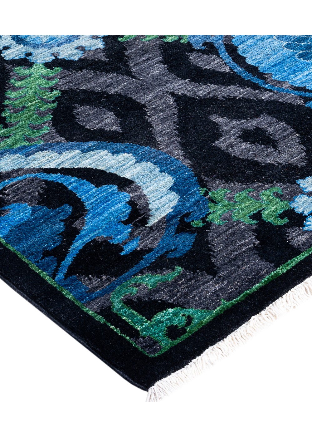 Anor Green El Dokuma Yün ve İpek Halı 240x153 cm AND234172240X153367