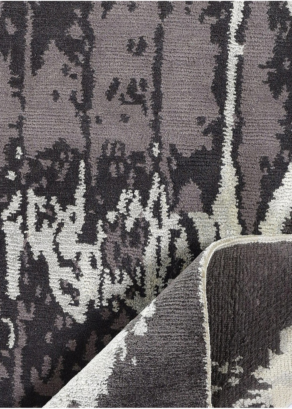 Velorra Grey El Dokuma Yün ve İpek Halı 241x170 cm NPL102108241X17041