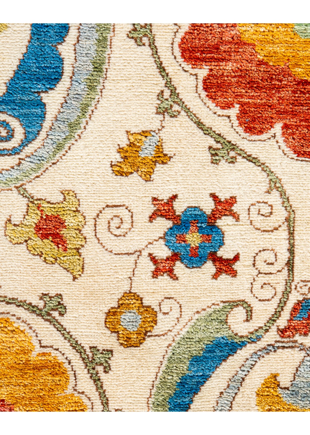 Zarif El Dokuma Yün ve İpek Halı 231x079 cm AND236286231X079182