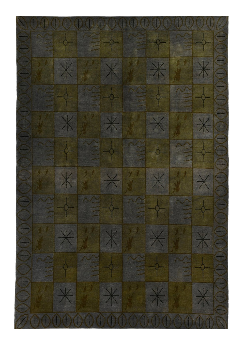 Calverin El Dokuma Yün Halı 263x185 cm AND182097263X185487