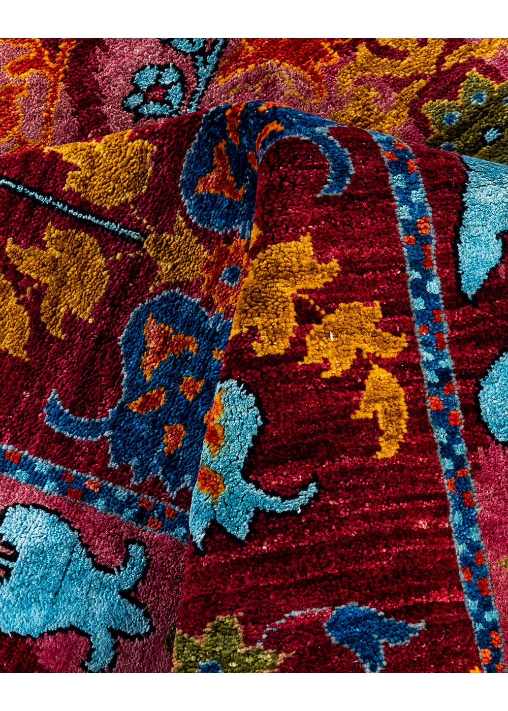 Khiva El Dokuma Yün ve İpek Halı 255x182 cm AND237207255X182464