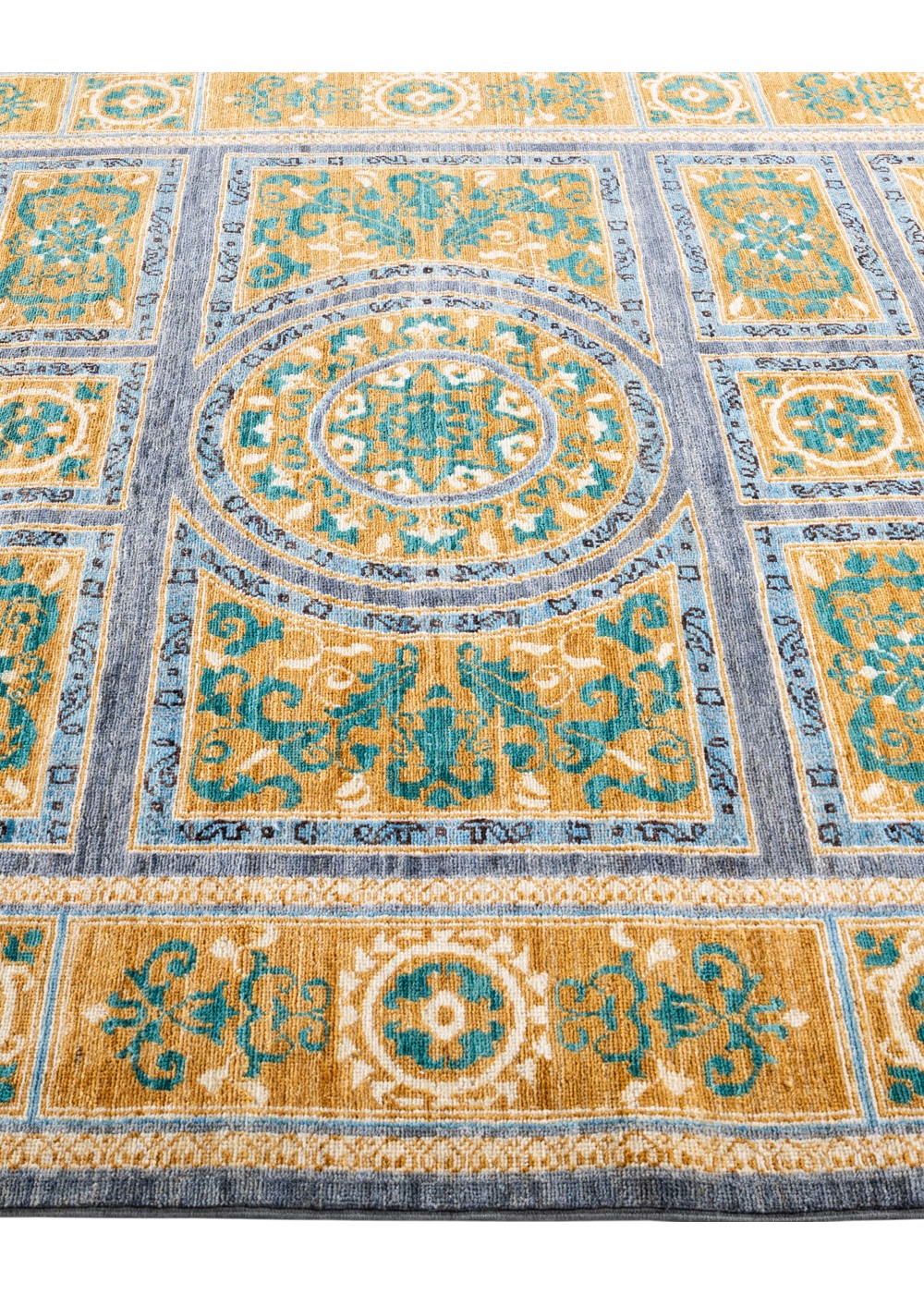 Mosaic Royale El Dokuma Yün ve İpek Halı 222x151 cm AND236171222X151335