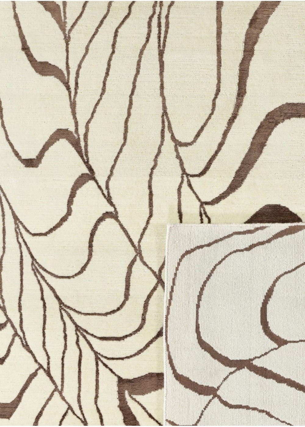 Sylvara El Dokuma Yün ve İpek Halı 243x189 cm NPL082184243X189411