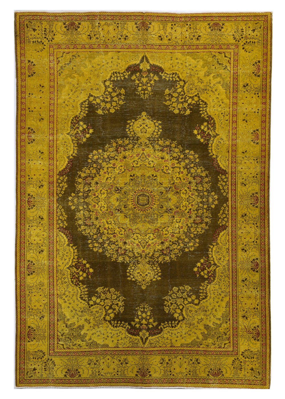 Imperial Saffron Vintage El Dokuma Yün Halı 301x212 cm AND183026301X212638
