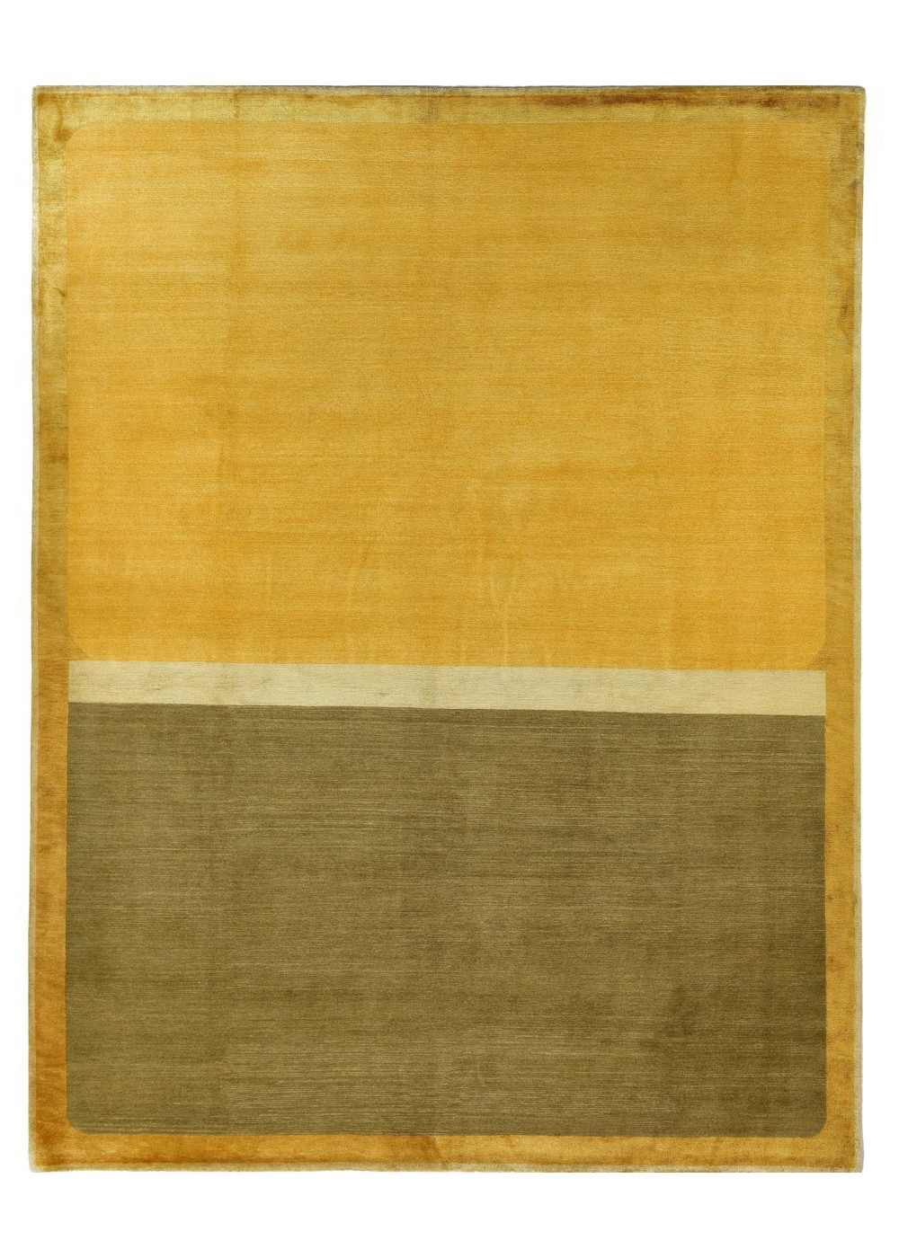 Okerra El Dokuma Yün ve İpek Halı 302x241 cm NPL022108302X241728