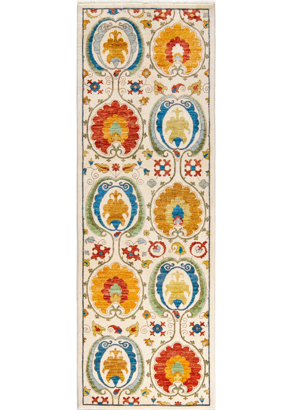 Zarif El Dokuma Yün ve İpek Halı 231x079 cm AND236286231X079182