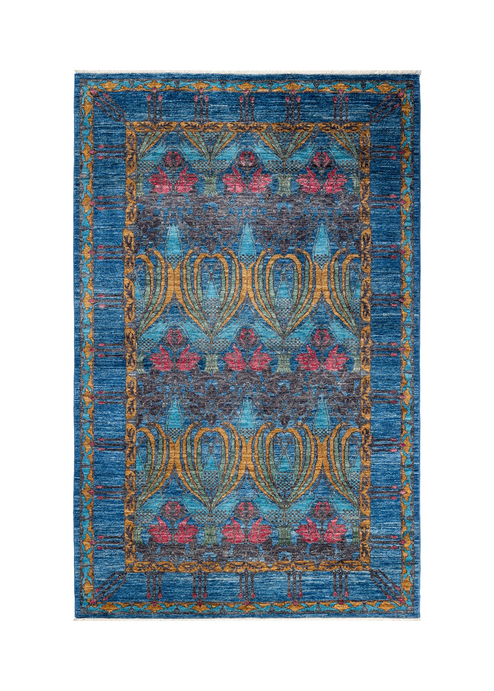 Burne El Dokuma Yün ve İpek Halı 234x149 cm AND234183234X149349