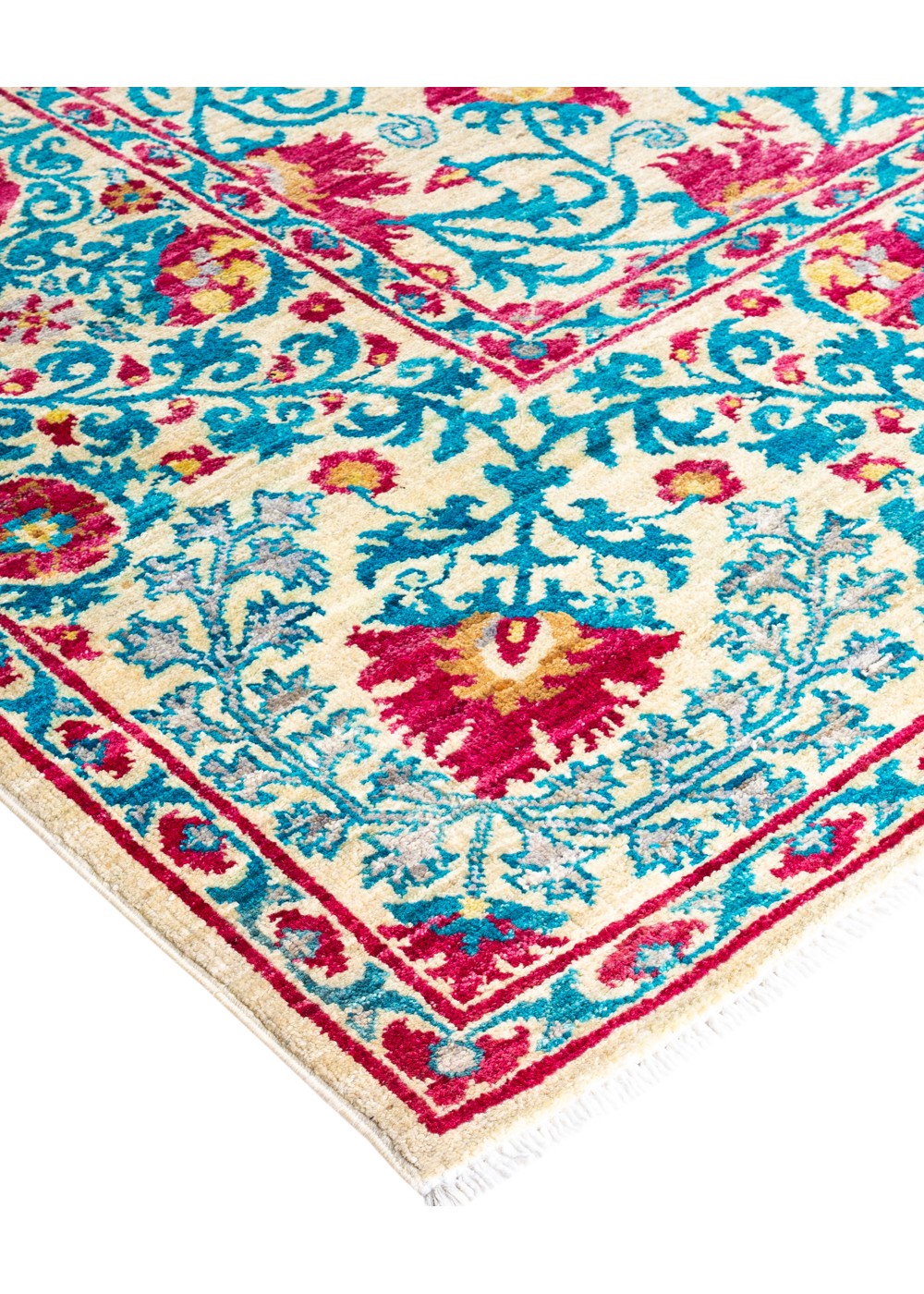Fergana El Dokuma Yün ve İpek Halı 236x153 cm AND236165236X153361