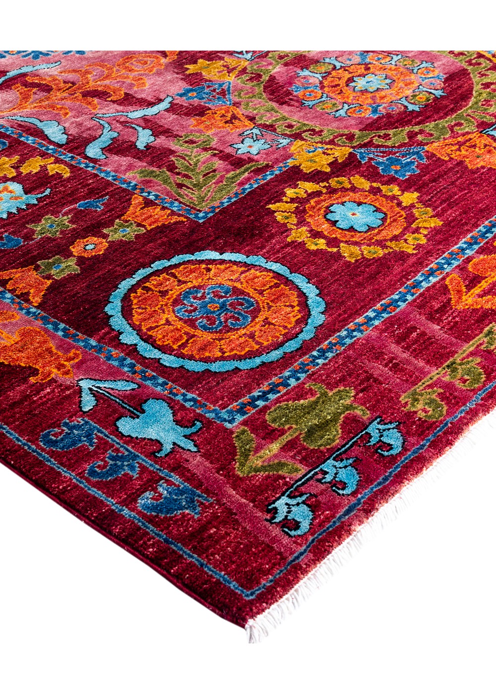 Khiva El Dokuma Yün ve İpek Halı 255x182 cm AND237207255X182464