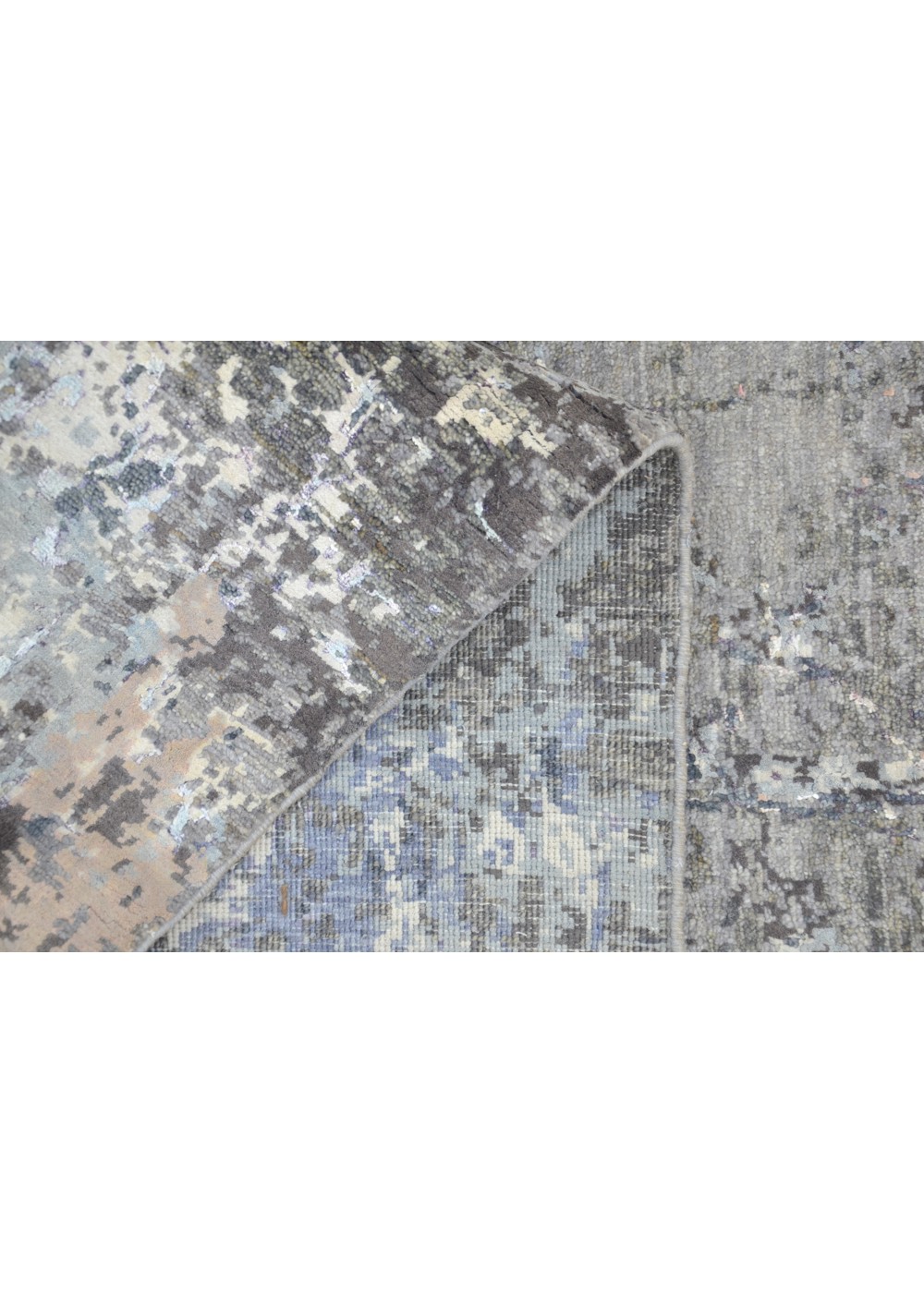 Ashen Lines El Dokuma Yün ve İpek Halı 248x170 cm AND238033248X170422
