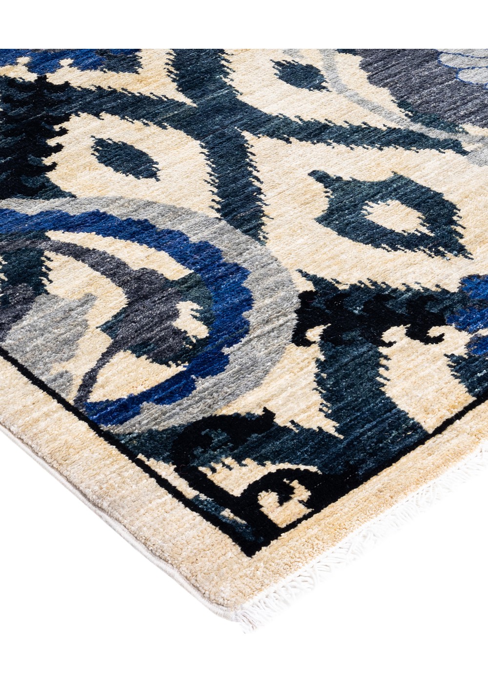 Anor Blue El Dokuma Yün ve İpek Halı 225x152 cm AND234171225X152342