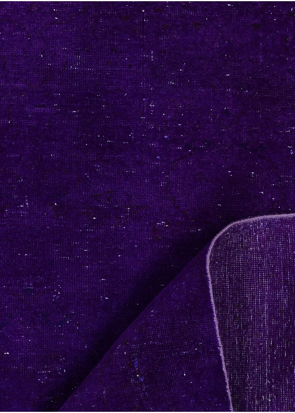 Aubergine Bloom Vintage El Dokuma Yün Halı 287x193 cm AND183051287X193554