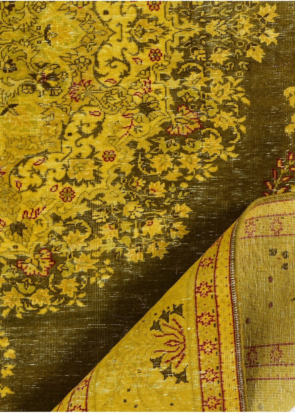 Imperial Saffron Vintage El Dokuma Yün Halı 301x212 cm AND183026301X212638