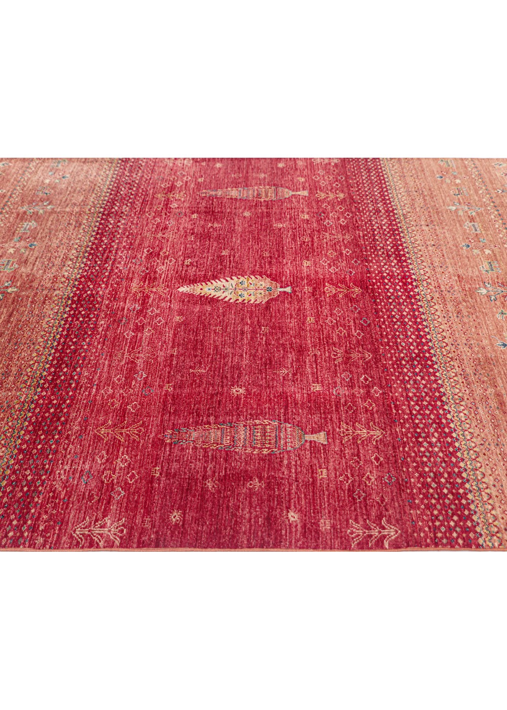 Crimson Cypress El Dokuma Yün ve İpek Halı 241x167 cm AND237070241X167402