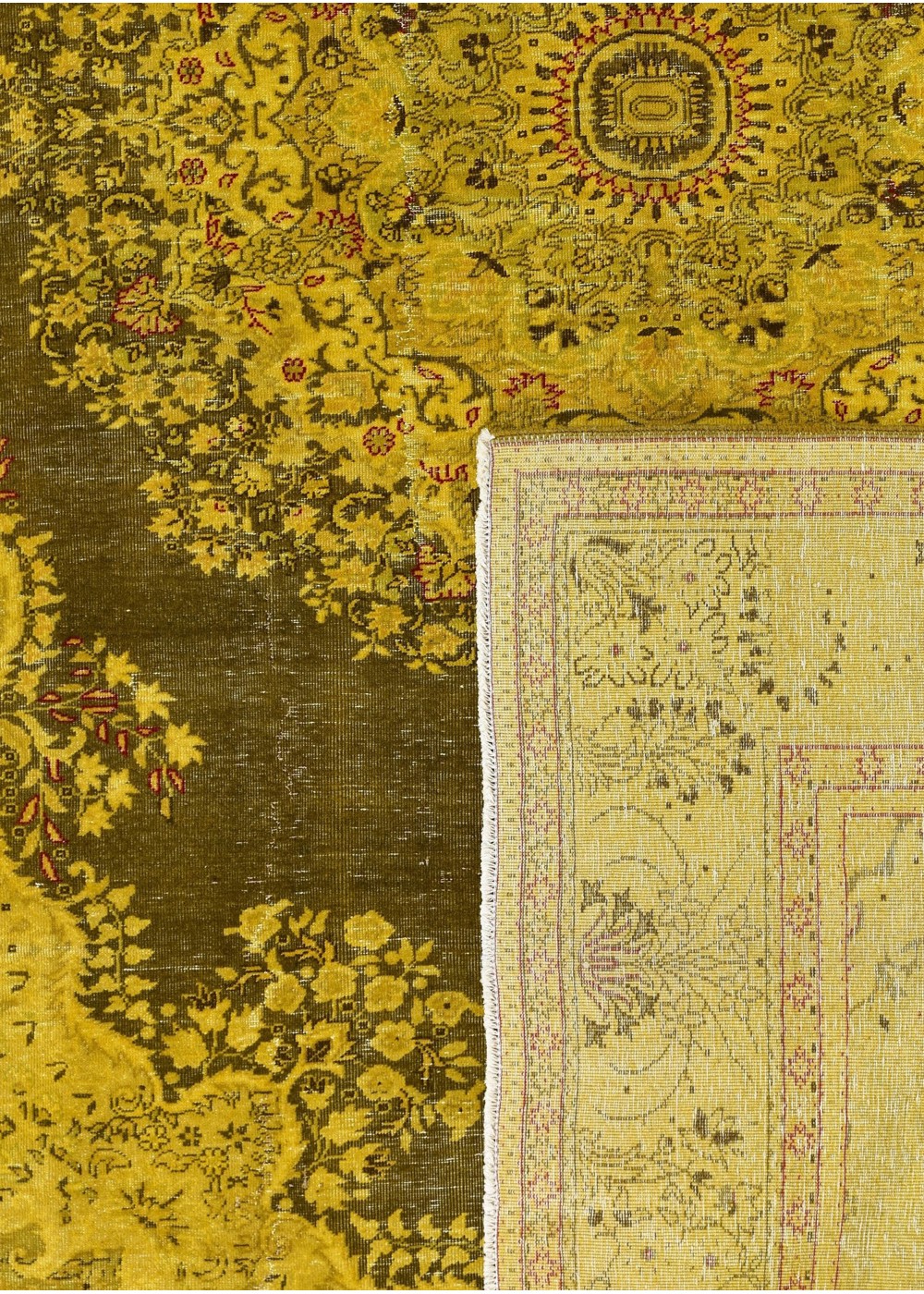 Imperial Saffron Vintage El Dokuma Yün Halı 301x212 cm AND183026301X212638