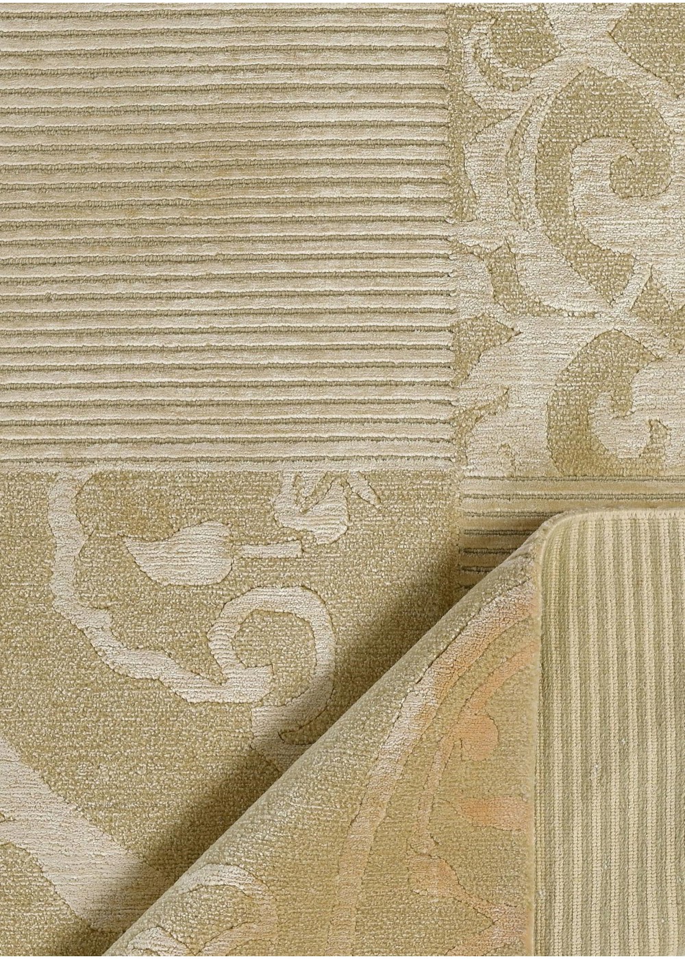 Verdine El Dokuma Yün ve İpek Halı 300x208 cm IND071171300X208624