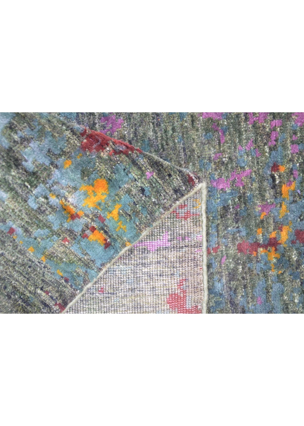 Breeze El Dokuma Yün ve İpek Halı 188x123 cm AND236230188X123231