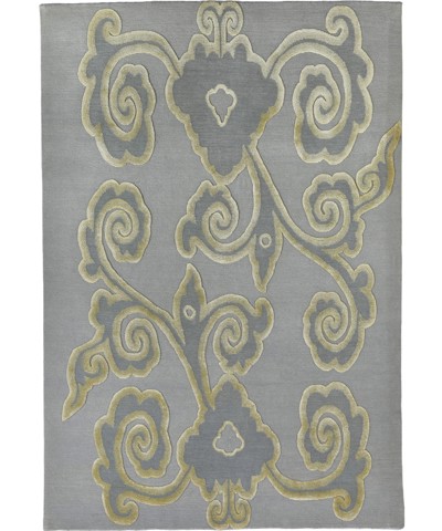 Aureva Hand-Woven Wool And Silk Rug 241x176 cm DSG111026241X176424 Aureva Hand-Woven Wool And Silk Rug 241x176 cm