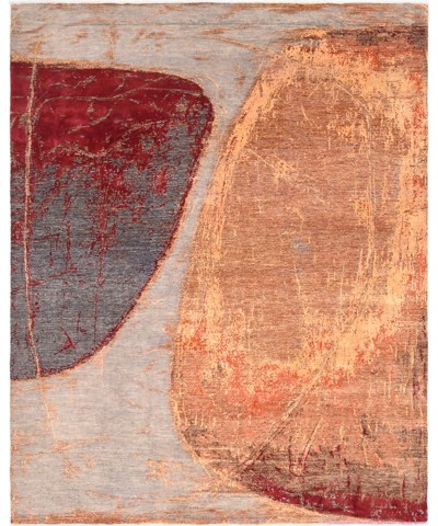 Boulder Hand-Woven Wool And Silk Rug 306x248 cm AND238125306X248759 Boulder Hand-Woven Wool And Silk Rug 306x248 cm