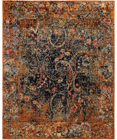 Baroque Org Hand-Woven Wool And Silk Rug 297x246 cm AND238102297X246731 Baroque Org Hand-Woven Wool And Silk Rug 297x246 cm