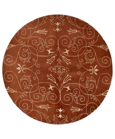 Aurenza Hand-Woven Wool And Silk Rug 168x168 cm AND182099168X168282 Aurenza Hand-Woven Wool And Silk Rug 168x168 cm