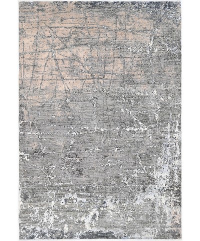 Ashen Lines Hand-Woven Wool And Silk Rug 248x170 cm AND238033248X170422 Ashen Lines Hand-Woven Wool And Silk Rug 248x170 cm
