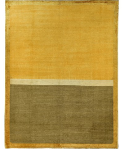 Okerra El Dokuma Yün ve İpek Halı 302x241 cm NPL022108302X241728 