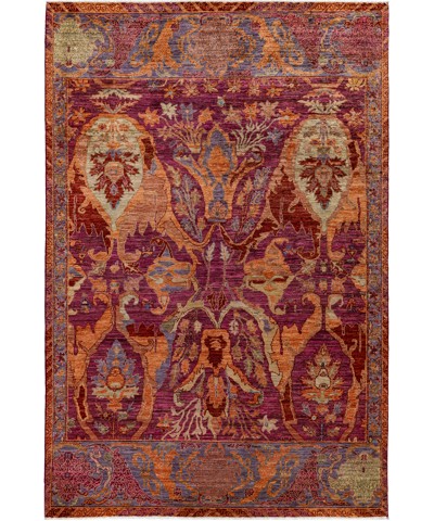 Antique Garnet Hand-Woven Wool Rug 277x183 cm AND238028277X183507 Antique Garnet Hand-Woven Wool Rug 277x183 cm