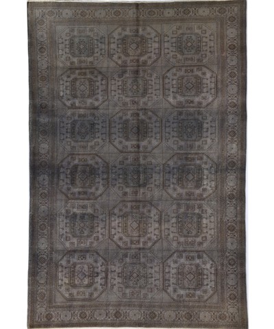 Anatolian Cubist Vintage Hand-Woven Wool Rug 288x196 cm AND152008288X196564 Anatolian Cubist Vintage Hand-Woven Wool Rug 288x196 cm