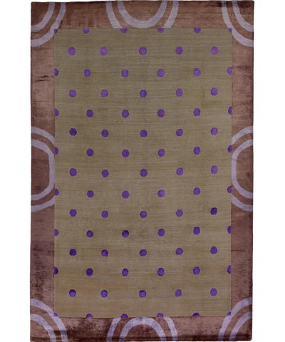 Dotelle Violette El Dokuma Yün ve İpek Halı 300x202 cm NPL021405300X202606 