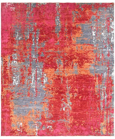 Amber Glow Hand-Woven Wool And Silk Rug 290x246 cm AND237169290X246713 Amber Glow Hand-Woven Wool And Silk Rug 290x246 cm