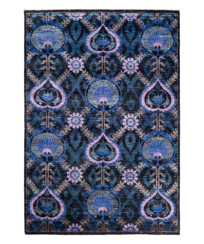 Anor Pink Hand-Woven Wool And Silk Rug 278x190 cm AND234176278X190528 Anor Pink Hand-Woven Wool And Silk Rug 278x190 cm